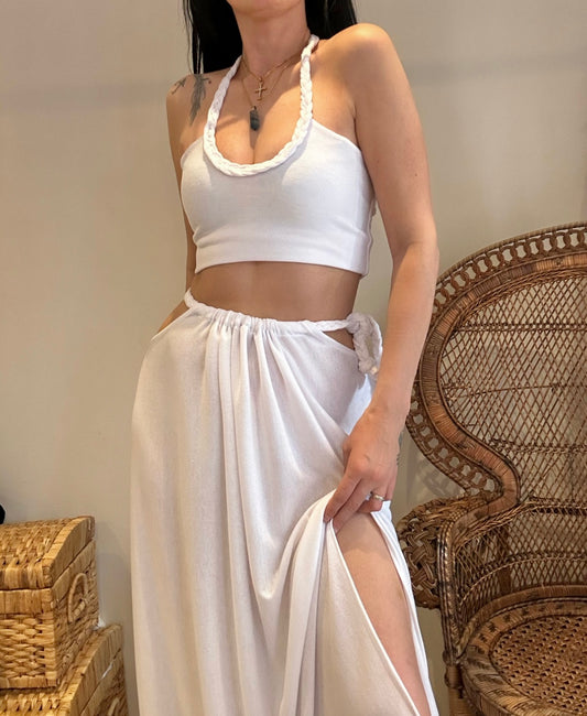 NIAH PLAIT HALTER TOP