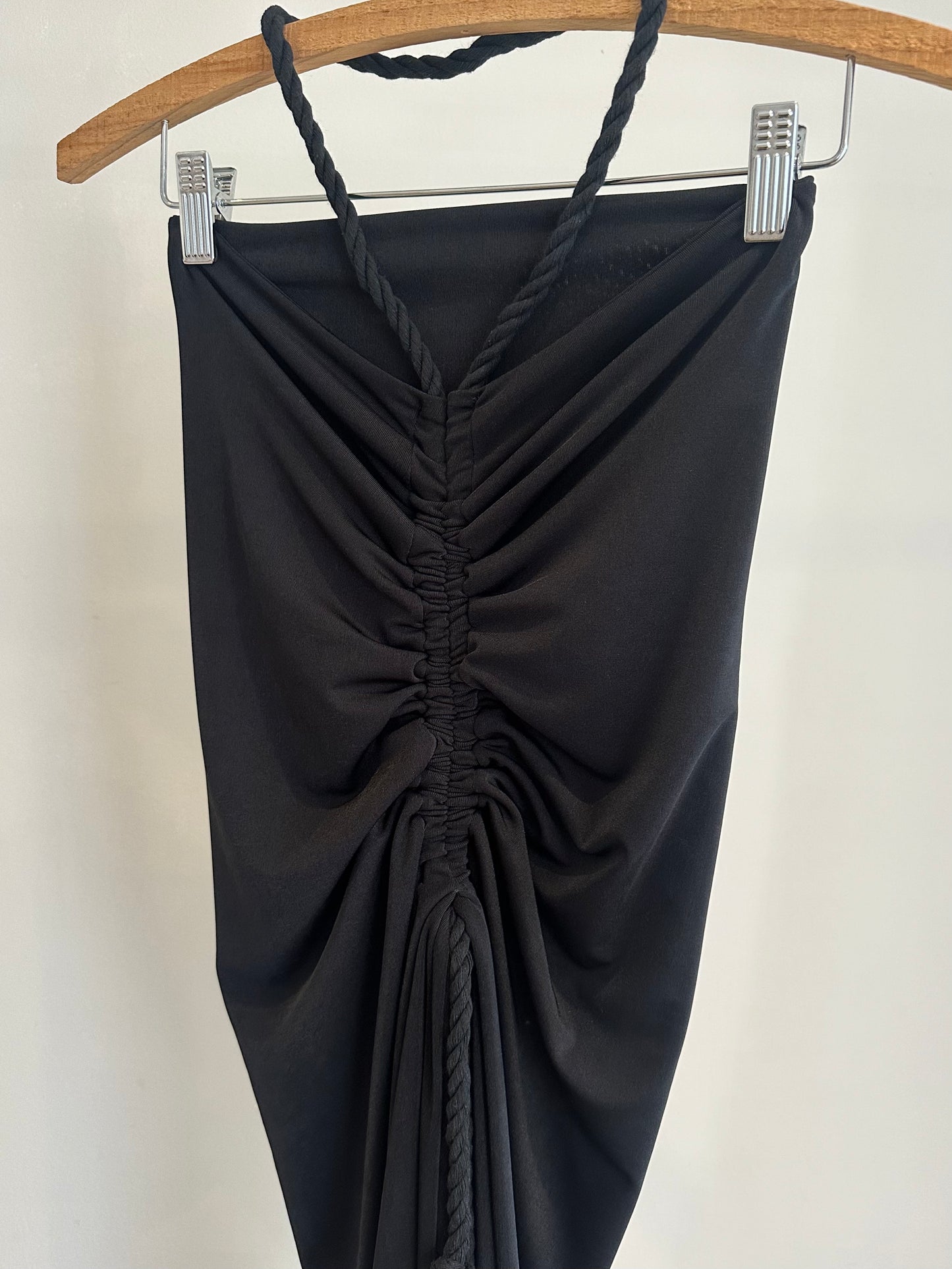 ZERO-WASTE IRINA RUCHED ROPE SKIRT