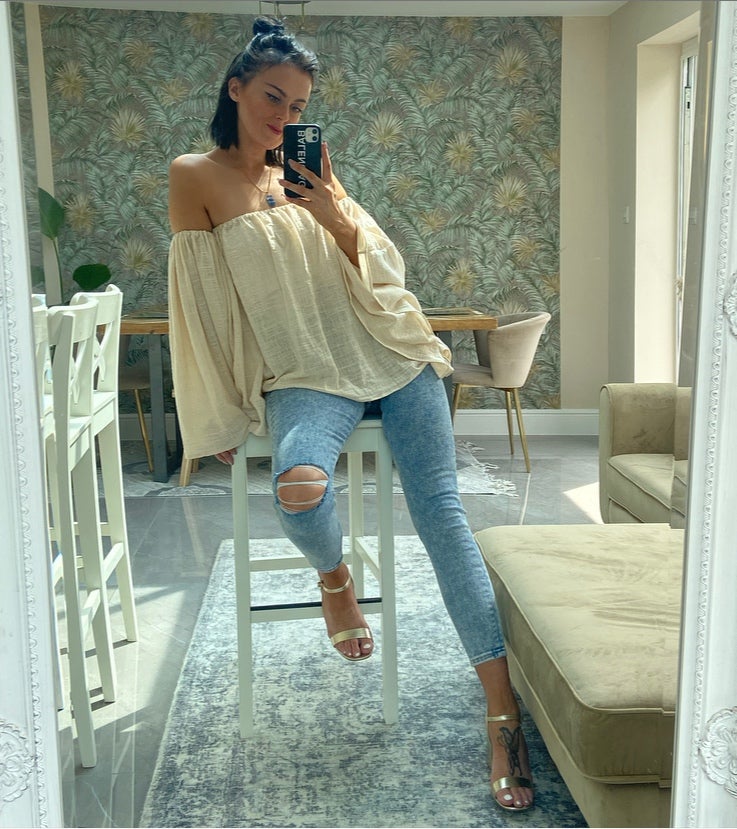 LILA LONG TOP