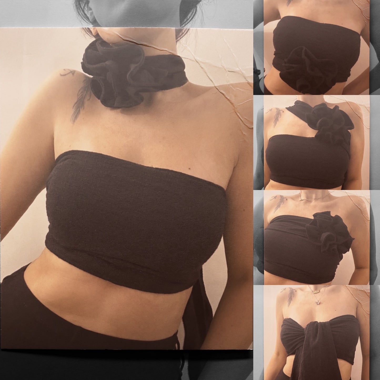 CORSAGE & BANDEAU TIE DUO