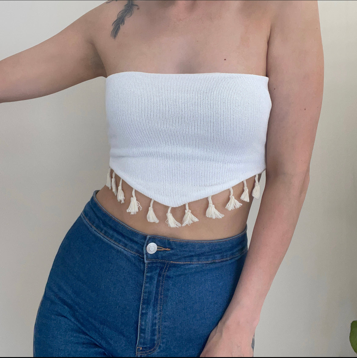 ANDRA TASSEL TOP