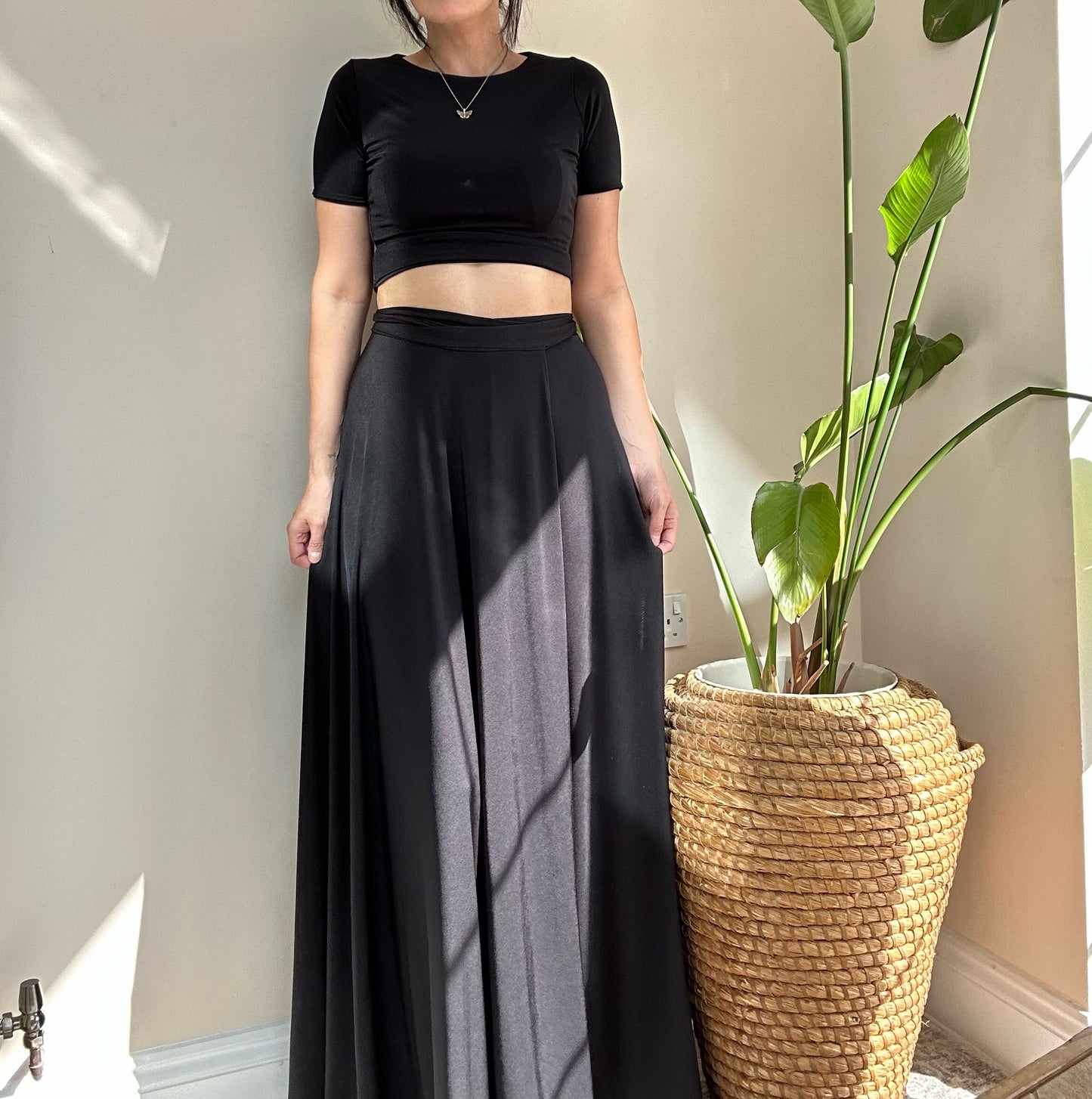 RAVEN MAXI WRAP SKIRT