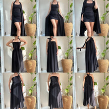 Load image into Gallery viewer, RAVEN MAXI WRAP SKIRT
