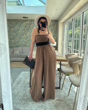 Load image into Gallery viewer, ASTRA BANDEAU WIDE LEG JUMPSUIT
