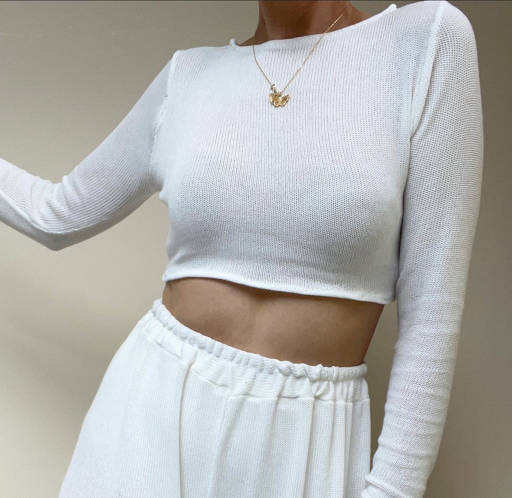 SELENA LONG SLEEVE CROP