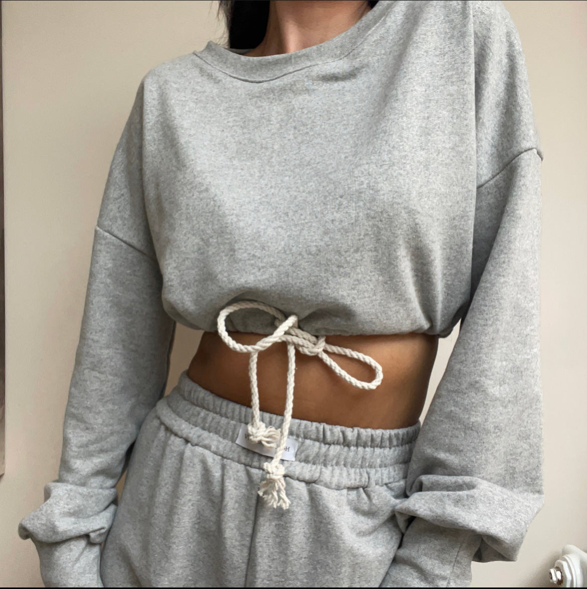 THE ROPE&COTTON CROP JUMPER